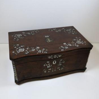 Jewelry Box - wood, mahogany - 1870